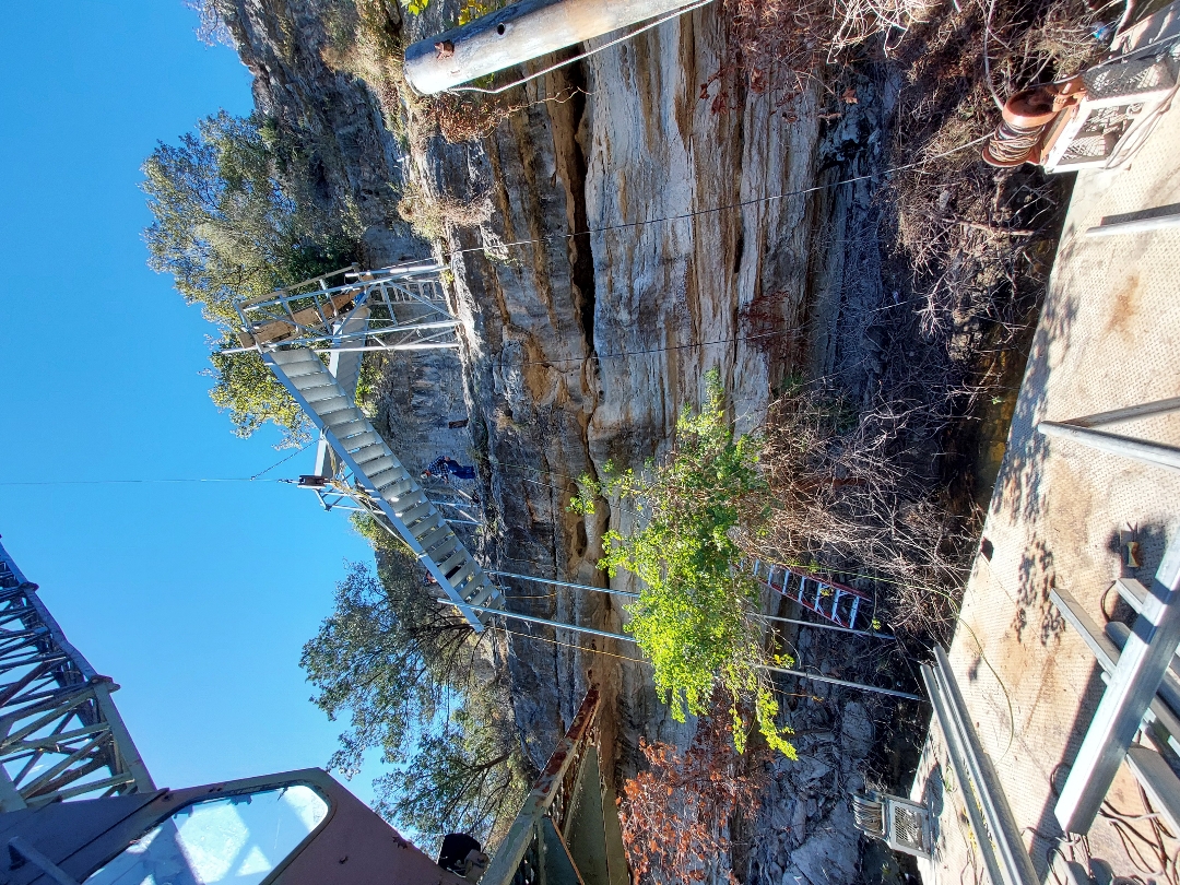 Cliff stairs and lakefront access construction by Spillar Lakefront Services