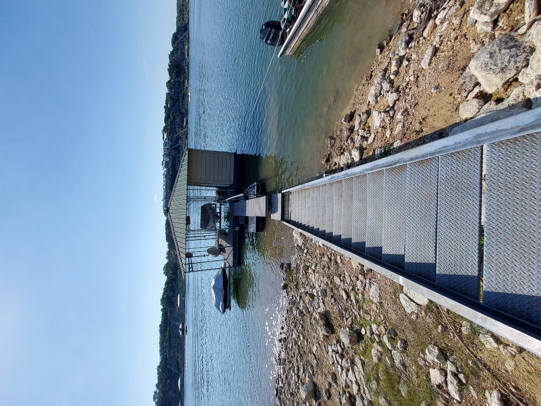Boat dock and ramp construction on Lake Travis by Spillar Lakefront Services