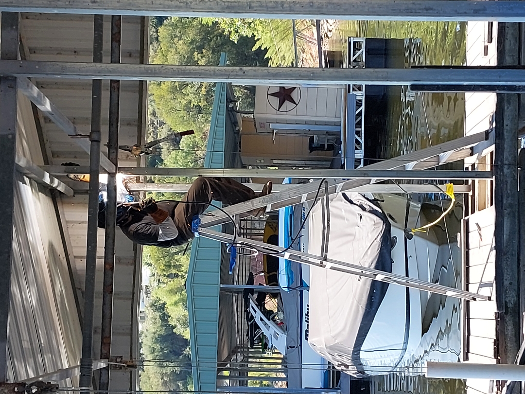 Custom floating boat dock construction and repair - Lake Travis Lake Austin Lake LBJ Texas